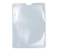 HERMA 5016 - Custodia porta badge (80 x 115 mm, trasparente) adatta per documenti in formato DIN A7, 25 custodie per carte di credito