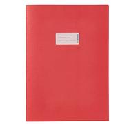 HERMA 5532 - Copertina per quaderni, formato A4, in carta rossa, copertina per quaderni scolastici, copertina per quaderni scolastici, colorata