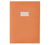 HERMA 5534 Copertina per quaderni, in carta A4, colore arancione, copertina per quaderni scolastici, copertina per quaderni scolastici, colorata