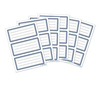 HERMA 5798 Quaderno per e segni di libro segno bordo blu, 18 etichette