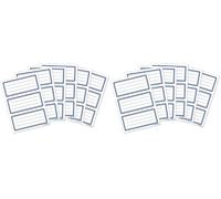 HERMA 5798 Quaderno per e segni di libro segno bordo blu, 18 etichette (Confezione da 2)