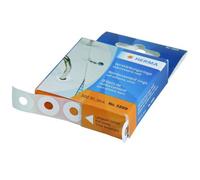 HERMA 5899 Anelli di rinforzo per fori trasparenti, 500 etichette, Ø 12 mm, confezione dispenser, adesivi rinforzati per fori adesivi