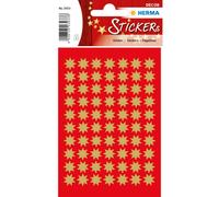 Herma 6-Pointed Stars Sticker Decor (Gold)