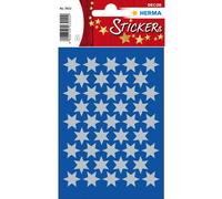 Herma 6-Pointed Stars Sticker Decor (Silver)