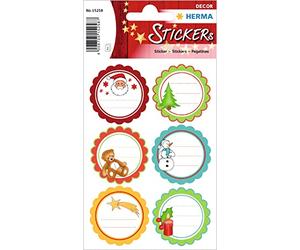 HERMA Adesivi natalizi decorati con scritta "Gráe"