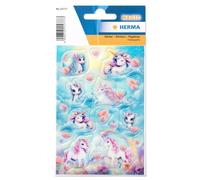 HERMA Adesivo 3D con unicorno, per bambini e bambini, con motivo unicorno, per album di adesivi, album fotografici, regalo di compleanno, decorazione lettere, fai da te
