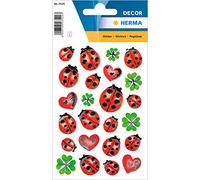 HERMA Adesivo Decorativo Coccinella Argento