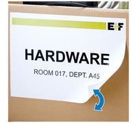 HERMA Self Adhesive Removable Multi-Purpose Labels, 1 Label Per A4 Sheet, 25 Lab