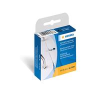 HERMA Anelli di Rinforzo su Rotolo, 500 pezzi, Ø 12 mm, autoadesivi, rinforzi perforati resistenti agli strappi, opachi, bianchi, dispenser in pellicola, anelli rinforzati adesivi per fori