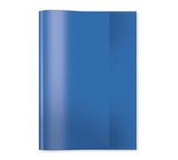 HERMA Copertina per libretto A5 trasparente blu, copertina per libretto in pellicola di polipropilene resistente e lavabile, protezioni trasparenti per quaderni, colorate