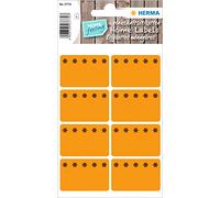 HERMA Deep-Freeze Labels 26x40mm lum. Orange Ice Crystals 48 PCS. Etichetta autoadesiva 48 Pezzo(i)