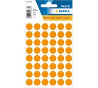 HERMA Dot Stickers Luminous Orange, 240 Labels, 13 mm, Blank Marking Dots, Self-