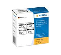 Herma Enclosure numbers self-adh. 2 labels printed in row black