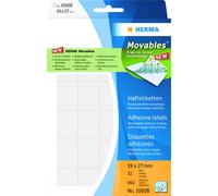 HERMA Etichetta Movables® - Etichette autoadesive su foglio A4 - Carta speciale 19 x 27 mm, bianco (960 pezzi), confezione da 960 pezzi