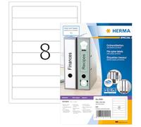 HERMA Etichette autoadesive per dorso del dorso, 8 etichette per foglio A4, 1400 fogli, 192 x 34 mm, 11200 etichette, per stampanti laser e a getto d'inchiostro, bianche
