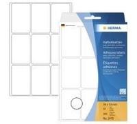 HERMA - Etichette di carta autoadesive opache e permanenti - bianco - 34 x 53 mm 288 etichetta(e) (32 fogli x 9) (2470) NEW