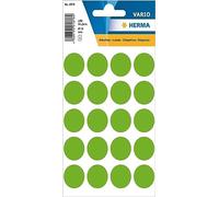 Herma Etichette multiuso rotonde diametro 8 mm 540 pezzi verde opaco