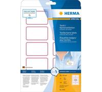 HERMA Etichette nominative speciali - Etichette nominative autoadesive - Bianco/Rosso - 80 x 50 mm 200 etichetta(e) (20 fogli x NEW