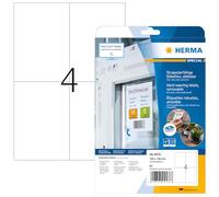 HERMA Etichette per Marcatura, 105 x 148 mm, Etichette Adesive A4 per Stampante, 4 Etichette per Foglio, Bianco