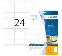 HERMA Etichette per Marcatura, 70 x 36 mm, Etichette Adesive A4 per Stampante, 24 Etichette per Foglio, Bianco