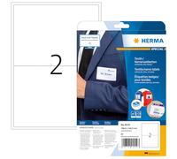 HERMA Etichette per Nomi, 199,6 x 143,5 mm, Etichette Adesive A4 per Stampante, 2 Etichette per Foglio, Bianco
