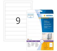 HERMA Etichette per Raccoglitori, 190 x 30 mm, Etichette Adesive A4 per Stampant