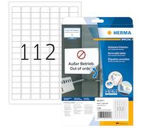 HERMA Etichette Staccabili, 25,4 x 16,9 mm, Etichette Adesive A4 per Stampante,