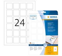 HERMA Etichette Staccabili, 40 x 40 mm, Etichette Adesive A4 per Stampante, 24 E