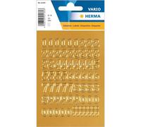 Herma Film Foil High Quality Self-Adhesive Number Sticker Number 0-9 12mm (Gold)
