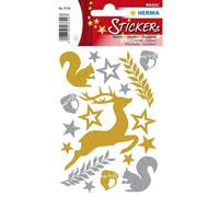 Herma Forest Animals High Quality Self-Adhesive Decorative Glittery Sticker