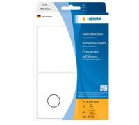 Herma High Quality Multi-Purpose Self-Adhesive Labels for Hand Lettering White