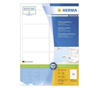 HERMA Etichette per Pacchi e Spedizioni, 78,7 x 139,7 mm, Etichette Adesive A4 per Stampante, 4 Etichette per Foglio, Bianco