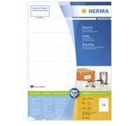 HERMA Etichette Universali, 105 x 42,3 mm, Etichette Adesive A4 per Stampante, 14 Etichette per Foglio, Bianco