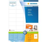 Herma High Quality Permanent Adhesion Premium Labels A4 52.5mm 200 Pieces