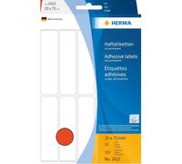 Herma High Quality Self-Adhesive Multipurpose Labels for Hand Lettering (Red)