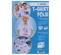 HERMA Inkjet Iron On T Shirt Transfer Paper for White and Light Fabrics, 10 Shee