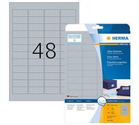 Herma Labels film silver 45,7x21,2 SuperPrint LaserCopy - NUOVO