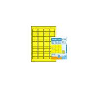 HERMA Etichette per Marcatura, 45,7 x 21,2 mm, Etichette Adesive A4 per Stampante, 48 Etichette per Foglio, Giallo