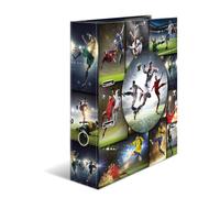 HERMA Lever Arch File Sports with Football Motif, A4, 70 mm Spine, with Inner Pr