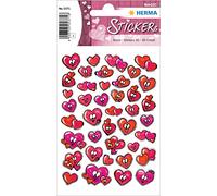 HERMA Magic Stickers - Etichette autoadesive a Forma di Cuore, 1 Foglio (Fogli A4)