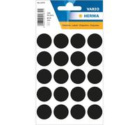 Herma | Etichette multiuso, rotonde, diametro 8 mm, 540 pezzi 8 mm rund Papier, 540 Stück, schwarz nero/opaco