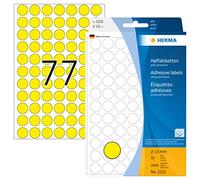 Herma Multi-purpose labels ø 13mm yellow 2464 pcs.