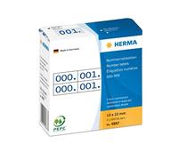 Herma Number labels duplicate numbers self-adhesive blue printed