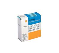 Herma Number labels triplicate numbers self-adhesive blue/black