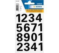 HERMA Numbers 25mm 0-9 weatherproof film black 1 sheet