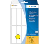 Herma Permanent Adhesion Multipurpose Labels for Hand Lettering (Yellow)