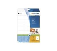 HERMA Premium - Etichette autoadesive permanenti in carta laminata opaca - bianco - 70 x 36 mm - 600 etichetta(e) (25 fogli x 2 NEW