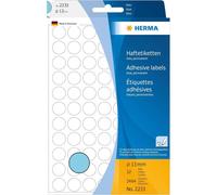HERMA 2213 Multi-purpose labels/colour dots Ø 8 mm round blue paper matt hand in