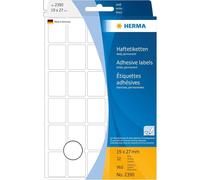 HERMA 2390 etichetta autoadesiva Rettangolo con angoli arrotondati Bianco 960 pz (HERMA - etiketter - 960 etikette[r] -) NEW