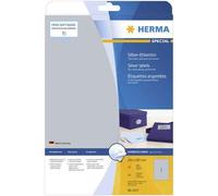 HERMA Etichette per Marcatura, 30,5 x 16,9 mm, Etichette Adesive A4 per Stampante, 96 Etichette per Foglio, Argento